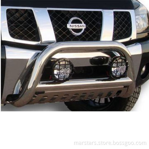 Bull Bar Grille Guard, 3-inch Stainless for Nissan Frontier